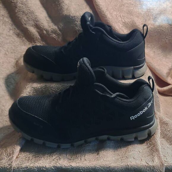 Reebok Men's Sublite Cushion Athletic Work Sneakers Shoes Black Size 9 - Picture 8 of 14